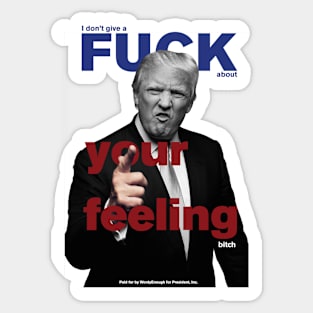 Trump Cover Sticker